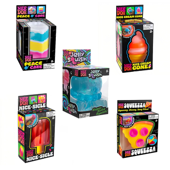 Schylling Needoh Nice Cube Sensory Nice-Sicle Stress Relief Squishy Cube Anti-Anxiety Squeeze Object For Focus ADHD Population 1